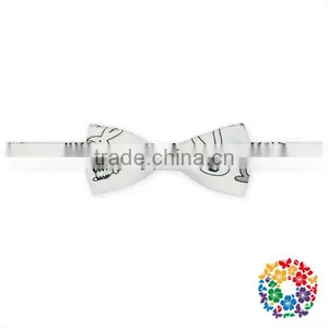 Wholesale Fashion Neckwear Handsome Adjustable Boy Bowtie Kid Necktie Baby Anime Printed Baby Bow Ties thumbnail-1
