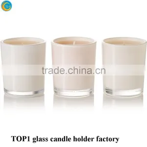Frosted White Gold Votive Candles Decorative Magnifying Glass thumbnail-4