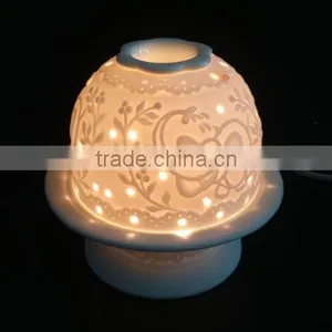 Factory Supply Ceramic Electric Aroma Oil Burner Lamp thumbnail-1