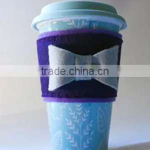 China 2017 Hot Sale High Quality New Products Home Decoration Useful Items Custom Wholesale Felt Drinklip Cup Holder thumbnail-1