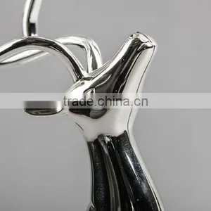 Deer Stainless Steel Silver and Gold Plated Candle Holder Candleholder With 6 Spherical Candle for Home Decoration Free Shipping thumbnail-6