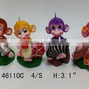 High Quality Lovely Monkey Shape Candle Wholesale for 2016 New Year Gift thumbnail-3