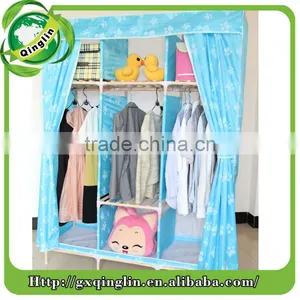 Latest Buy Furniture Online Wardrobe Shoe Storage Wood Closet thumbnail-1