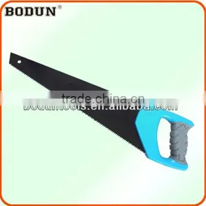 B9015 Good Quality Rubber Handle Hand Saw Black Saw thumbnail-1