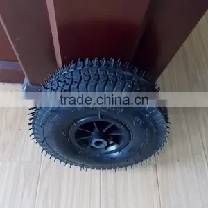 10inch Plastic Rim Pneumatic Wheel 4.10/3.50-4 thumbnail-1