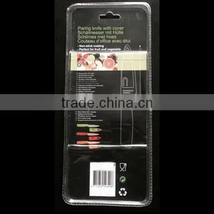 KN-7220 3 PCS Non-stick Color Paring Knife With Cover thumbnail-2