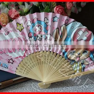 Promotional Japanese Paper Fan With Customized Logo thumbnail-1