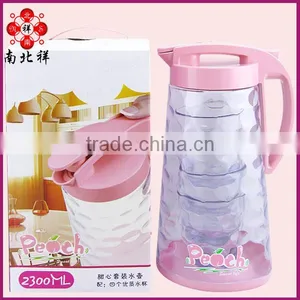 Popular Plastic Large Water Cooling Jug Set With Side Handle thumbnail-1