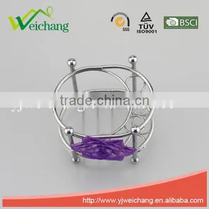 WCTS854 Hot Sale Stainless Steel Wire Frame Cup and Toothbrush Holder thumbnail-2