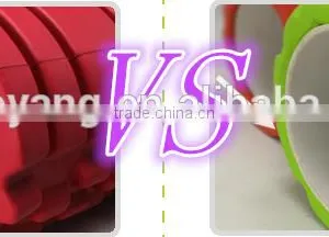 Shuoyang Wholesale Gym Exercise Hollow Eva Yoga Massage Logo Printing Foam Roller thumbnail-5