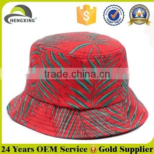 Red Custom Blank Colorful School Bucket Hat thumbnail-1