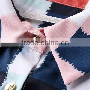 New Ladies' Fashion Long Sleeves Allover Print High Quality and Direct Manufacture Ladies Basic Blouse thumbnail-5