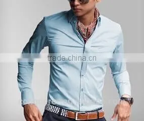 Modern ,Clean-cut Dress Shirt,Men Shirt BSRT0103 thumbnail-1