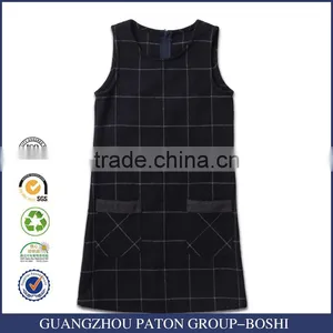 Designer School One Piece Sleeveless Dress With Shirt thumbnail-1