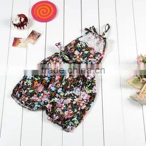 Summer Baby Girls Romper Girls Cute Lace Jumpsuit Costume Wholesale Children Wear thumbnail-1