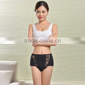 Wholesale Embroidery Lingerie Mature Women Plus Size Panties Underwear thumbnail-5