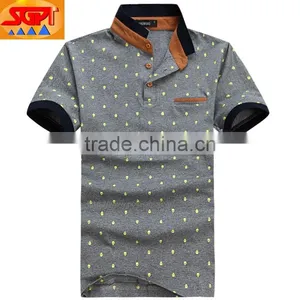 Men's POLO SHIRT , PRINTING, SHORT SLEEVE thumbnail-2