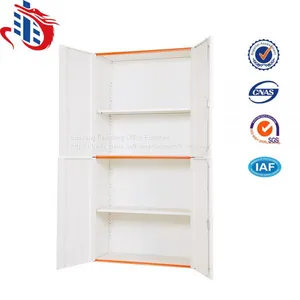 Modern Double Color Design 4 Door Display Cupboard Steel File Cabinets thumbnail-3
