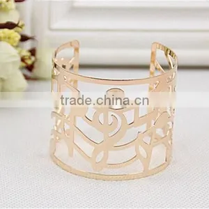 South Korea Popular Music Note Style Hollow Bracelet for Girls Jewelry thumbnail-1