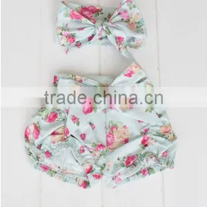Baby Girl Cotton Bloomers Ruffles Diaper Cover Multicolor Options Wholesale China Factory thumbnail-6
