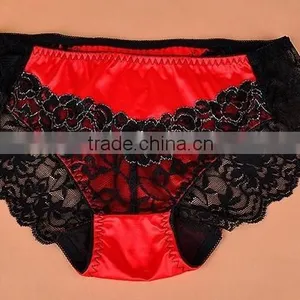Fashion Slik Women Sexy Underwear Silk Brief thumbnail-2
