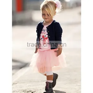 Baby Girl's Kids Lovely Cute 3PCS Outfit Set Cardigan + T-Shirt + Skirt 20147 thumbnail-1