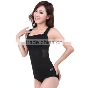 Fashion Transparent Lace Flower Seamless Tank Tops Women thumbnail-1