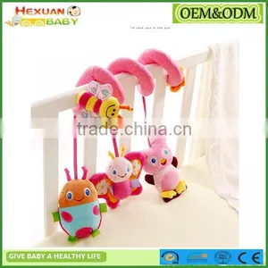 New Born Infant Pram Plush Toy/Activity Spiral Cot Toy/Musical Crib Spiral Toy thumbnail-1