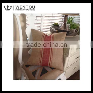 Wholesale Home Decor Burlap Pillow Cover thumbnail-3