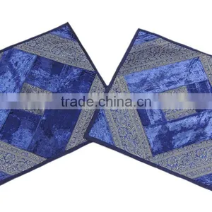Handcrafted Indian Decor Pillows Vintage Zari Throw Accent Cushion Covers thumbnail-2