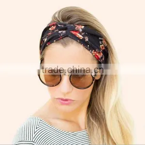 Fashion Women's Printed Headbands,Cotton Headbands thumbnail-2