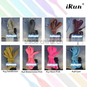 Flat Padded Oval Colored Shoe Laces Shoelaces Bootlaces~High Quality Polyester~8mm Width~NO MOQ~57 Colors~Accept Custom thumbnail-5