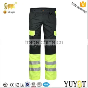 Hi- Vis Two Tone Taped 100%polyester Anti Shrink Workwear Trouser thumbnail-1