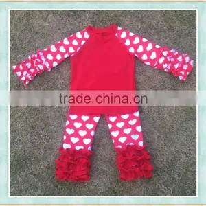 Toddler Girl Valentine Heart Outfit Valentine Boutique Clothing Wholesale Children's Boutique Clothing thumbnail-1