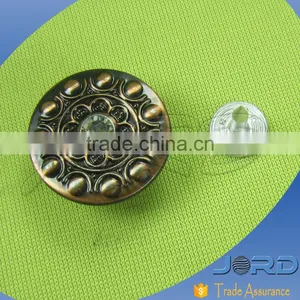 Lead Free Nickel Free Fashion Adjustable Fancy Jeans Buttons With Low MOQ thumbnail-1