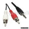 ETM-1135 3.5mm Stereo Jack Plug Cable to 2 Phone Plugs 1.8M thumbnail-1