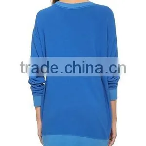 Vintage Inspired Top Stitched Women's Sweatshirt thumbnail-4