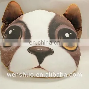 Fashion Cute Cat Face Cushion For Reading In Bed For 2015 thumbnail-1