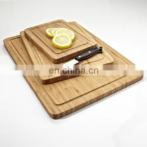 Cheap Price China Factory Custom Chopping Block Kitchen Bamboo Cutting Board thumbnail-1