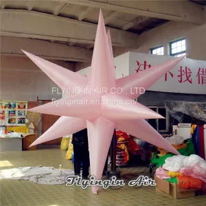 Customized Pink Air Star Inflatable Lighting Balloons for Advertising and Event thumbnail-2