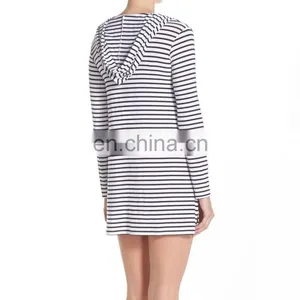 C71 Print Cover-Up Beach Hoodie Women thumbnail-3