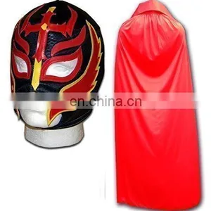 Mexican Lucha Libre Adult Dark Red Wrestling Cape thumbnail-2
