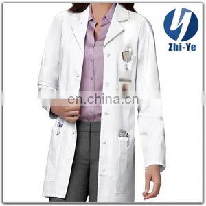 Good Cutting White Cotton Lab Coat for Hospital thumbnail-1
