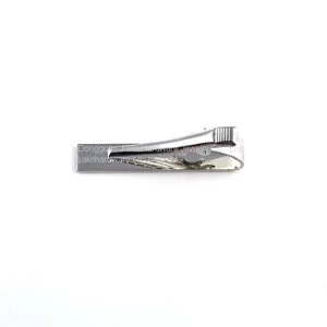 Hot Selling 9mm Wide Board Silver Tie Clip in China 50mm Length for Wholesale thumbnail-2