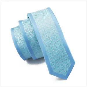 Satin Customized Polyester Woven Necktie Extra Long Dots thumbnail-1