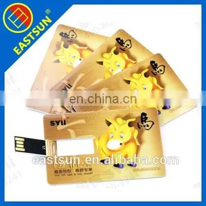 Promotional Logo Prinitng Card USB Flash Drive thumbnail-1