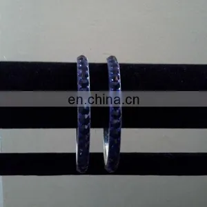 Big Single Stone Crystal Bangle thumbnail-1
