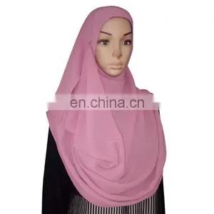 Hijab Scarf New Latest India Bubble Chiffon thumbnail-1
