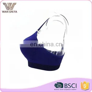 Popular Spaghetti Straps Sexy 6 Colors 92% Nylon 8% Spandex Custom Sports Bra thumbnail-2