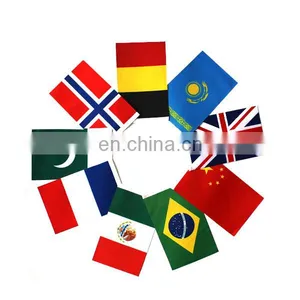 Cheap Printed Made Custom Hand Held Flags thumbnail-1